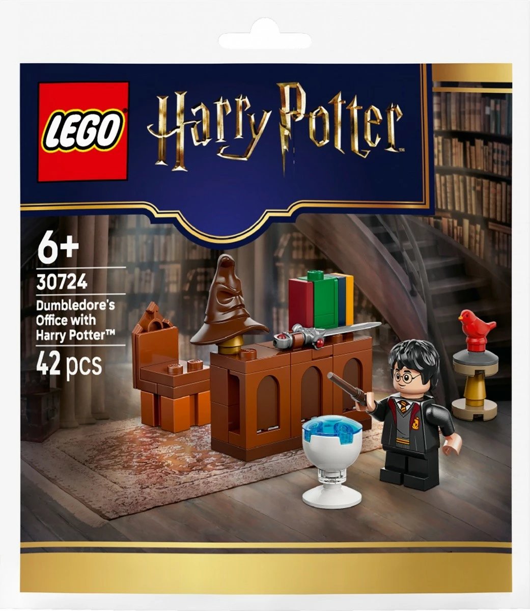 Set ndërtimi, LEGO Harry Potter, 30724 Dumbledore's Office me Harry Potter, 42 pjesë, 6+