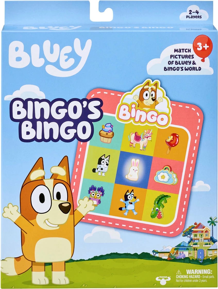 Bluey Bingo's Bingo Cards
