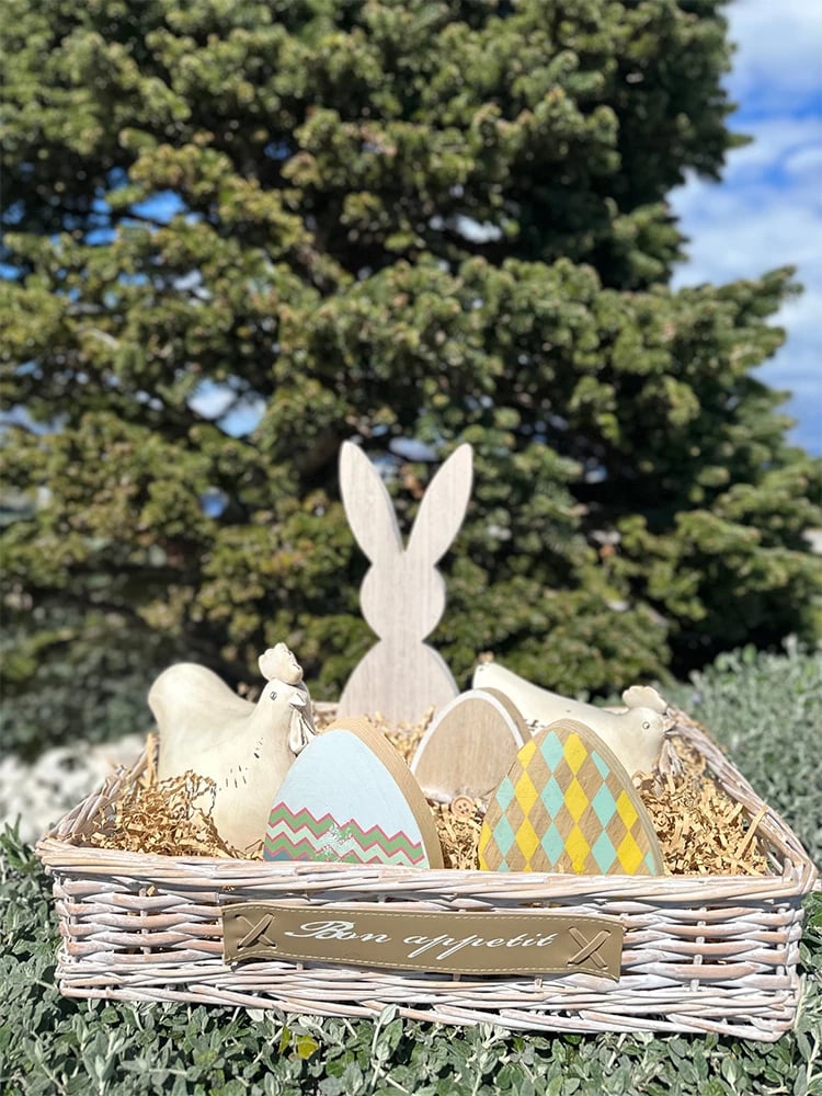 Dekor galinha, pulirezine, ngjyrë bezhë, 19x12x15cm Dekor galinha, pulirezine, ngjyrë bezhë, 19x12x15cm