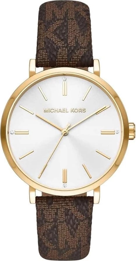 Orë dore MICHAEL KORS ADDYSON për femra, e artë/kafe
