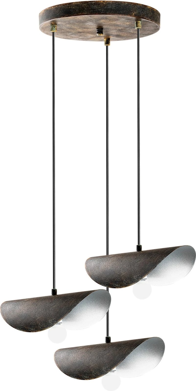 Llambadar metalik retro, ngjyrë antike, EGER-MR-964