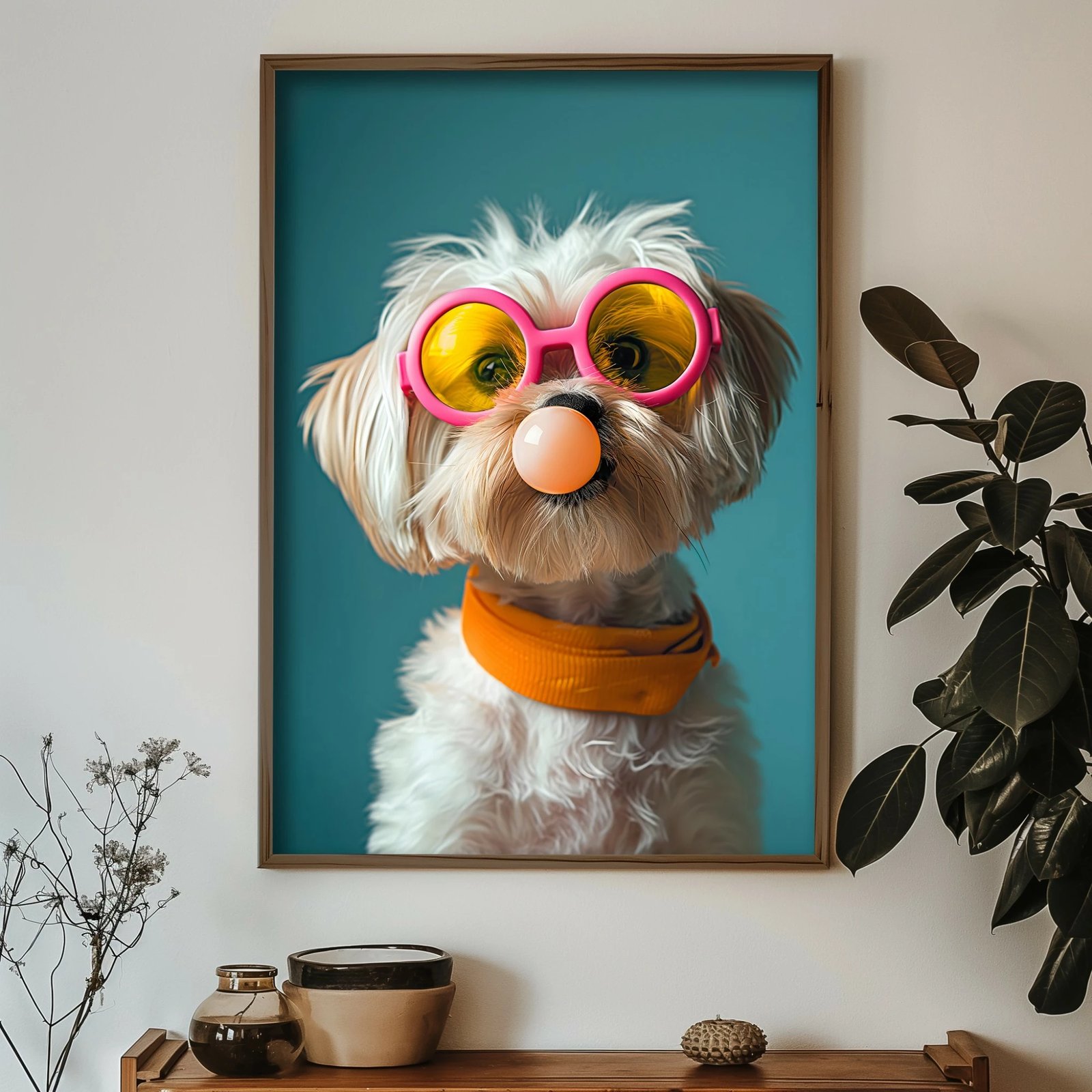 Pikturë dekorative me kornizë MDF, Wallity, GE202-L