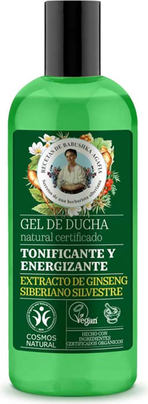 Xhel për dush Green Agafia Ginseng Siberian 260ml Xhel për dush Green Agafia Ginseng Siberian 260ml