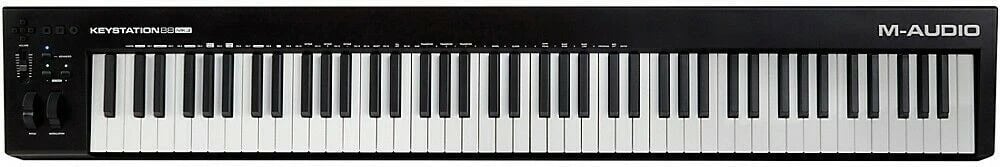 Tastierë MIDI M-AUDIO Keystation 88 MK3, 88 çelësa, USB, e Zezë dhe e Bardhë