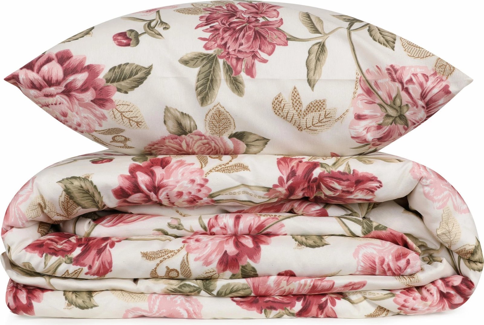 Set mbulesë për jorgan Super King, L'essentiel, ngjyrë rozë, krem, e gjelbër Set mbulesë për jorgan Super King, L'essentiel, ngjyrë rozë, krem, e gjelbër