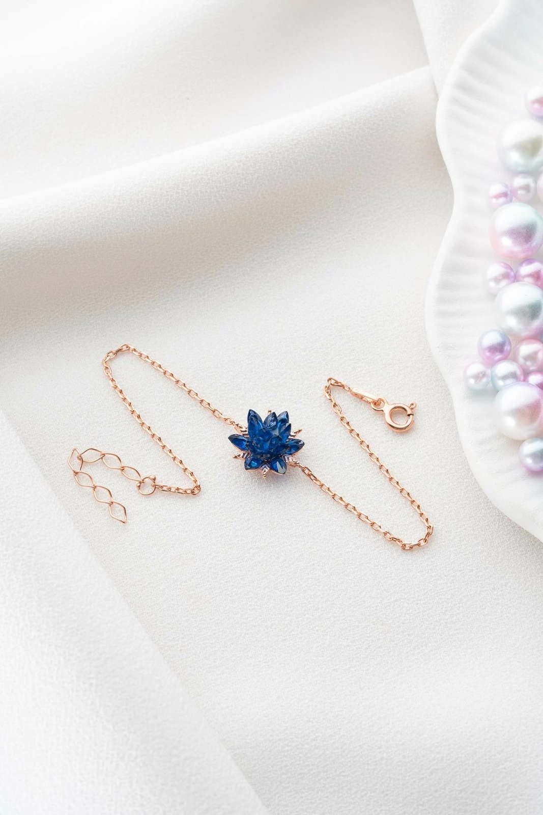 Byzylyk argjendi, ngjyrë rozë ari dhe kaltër e errët, Jumeon, NRZ999431