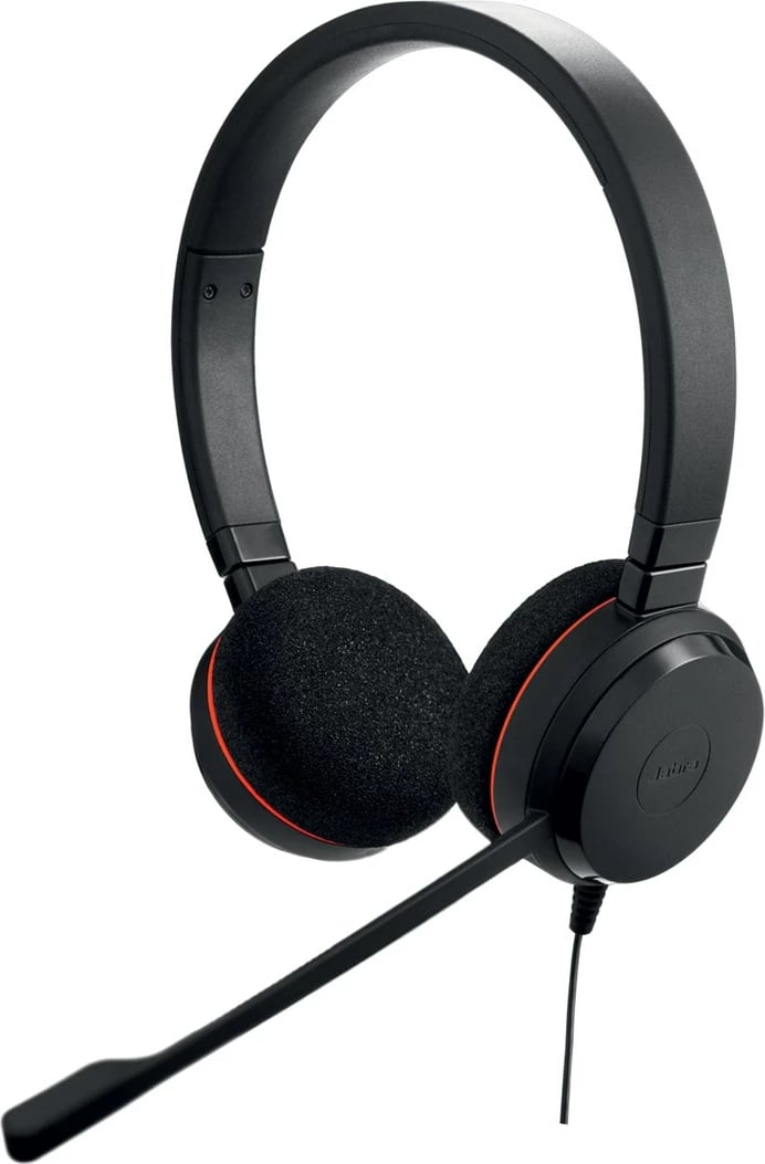 Kufje Jabra Evolve 20 me kabllo, head-band, USB Type-C/Type-A, e zezë