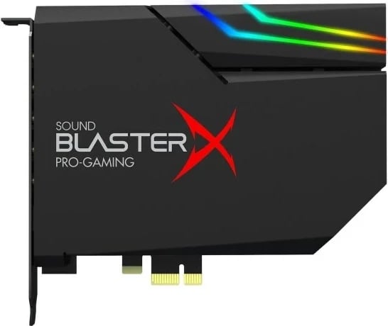 Kartë zëri Creative Sound BlasterX AE-5 Plus, PCI-E, 5.1 kanale, E zezë