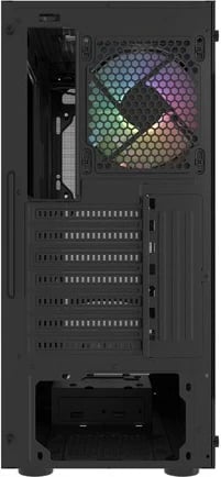 Kasë Natec Fury Shobo SH4 RGB Midi Tower, xham i temperuar, RGB, e zezë Kasë Natec Fury Shobo SH4 RGB Midi Tower, xham i temperuar, RGB, e zezë