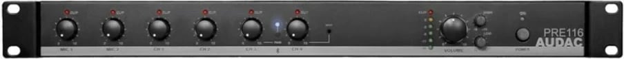 Preamplifikator audio AUDAC PRE116 me Bluetooth, i zi