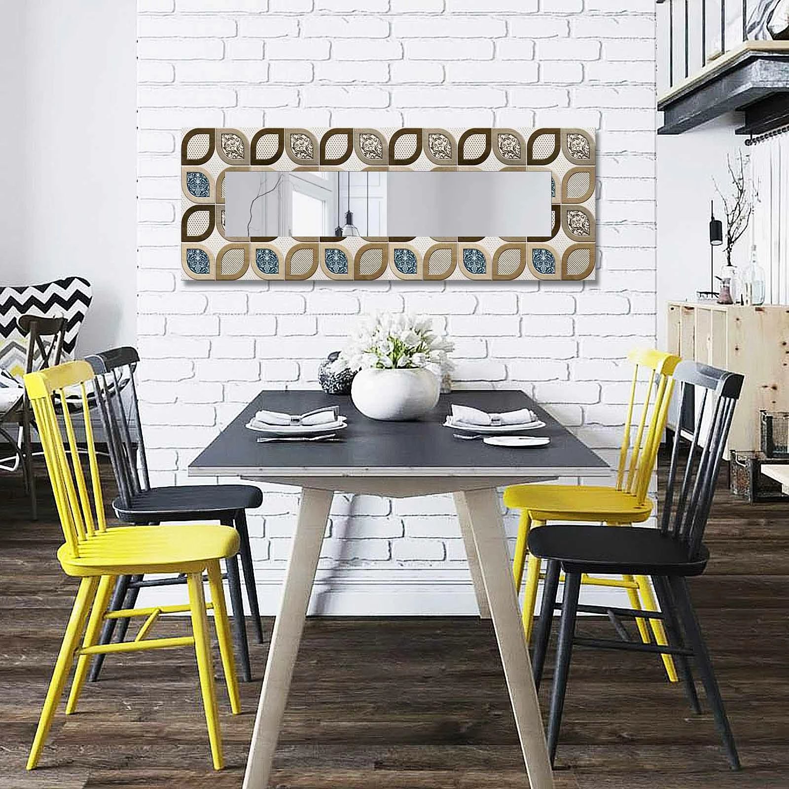 Pasqyrë dekorative Wallity, 40120YMA-30, shumëngjyrëshe, 40x120cm