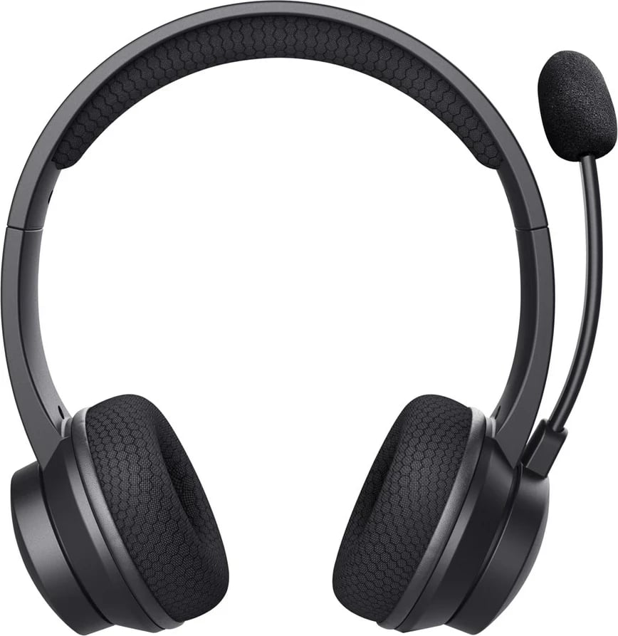 Kufje Trust Ayda, me kabllo dhe pa kabllo, Bluetooth, USB Type-C, të zeza
