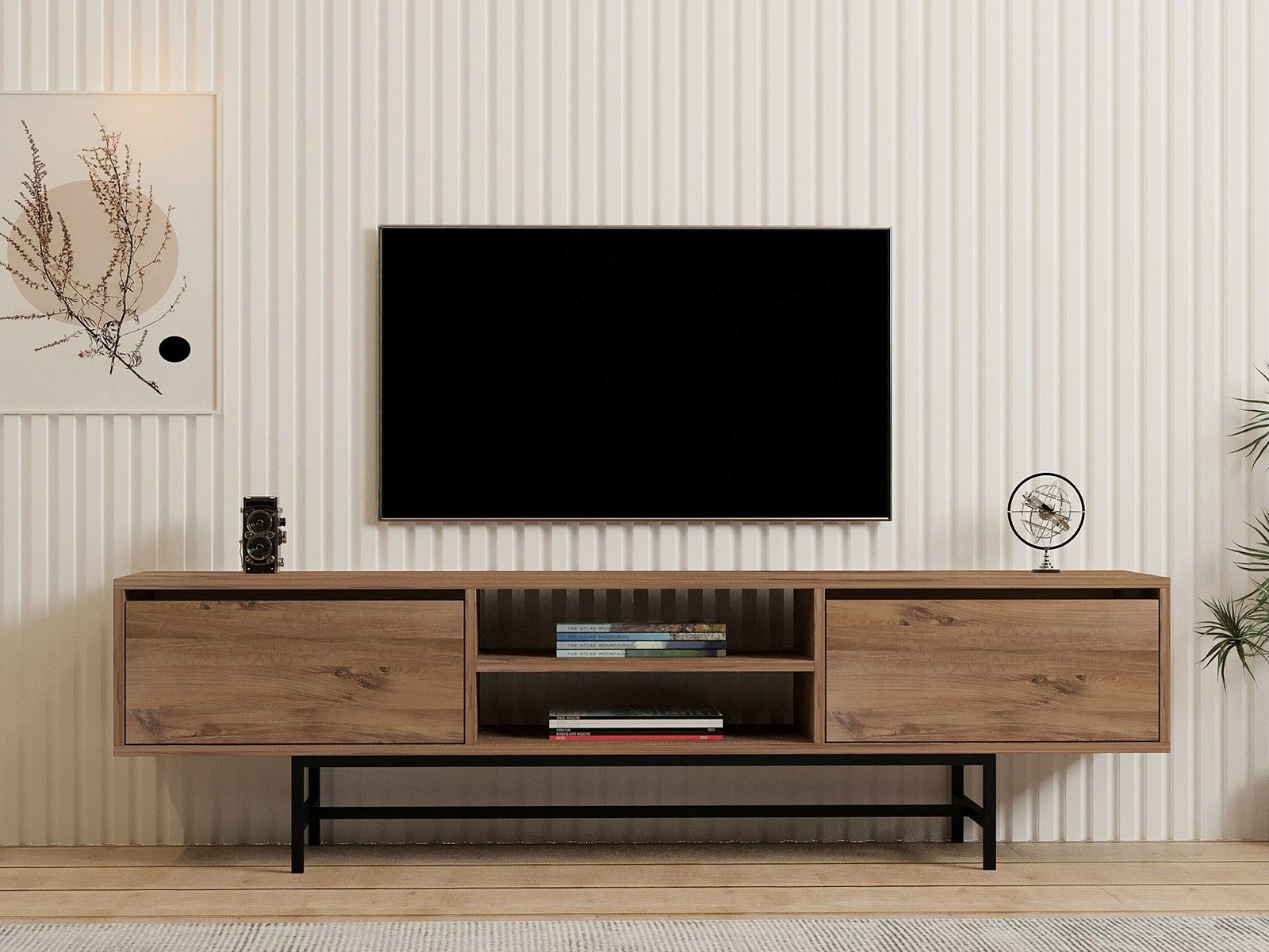 Komodë për TV, ngjyrë Atlantic Pine, Skye Decor, Tauber Komodë për TV, ngjyrë Atlantic Pine, Skye Decor, Tauber