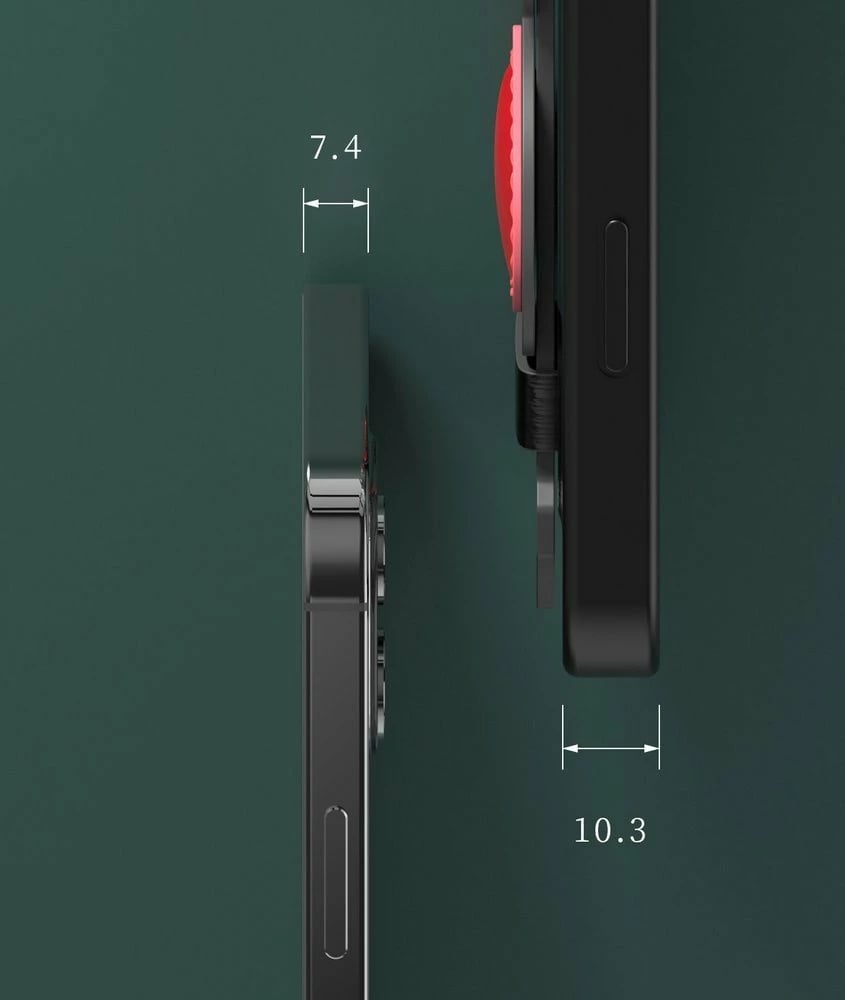 Mbështjellës Kingxbar Sweet Series për iPhone 12 Pro Max, me kristale Swarovski, me dorezë, e zezë