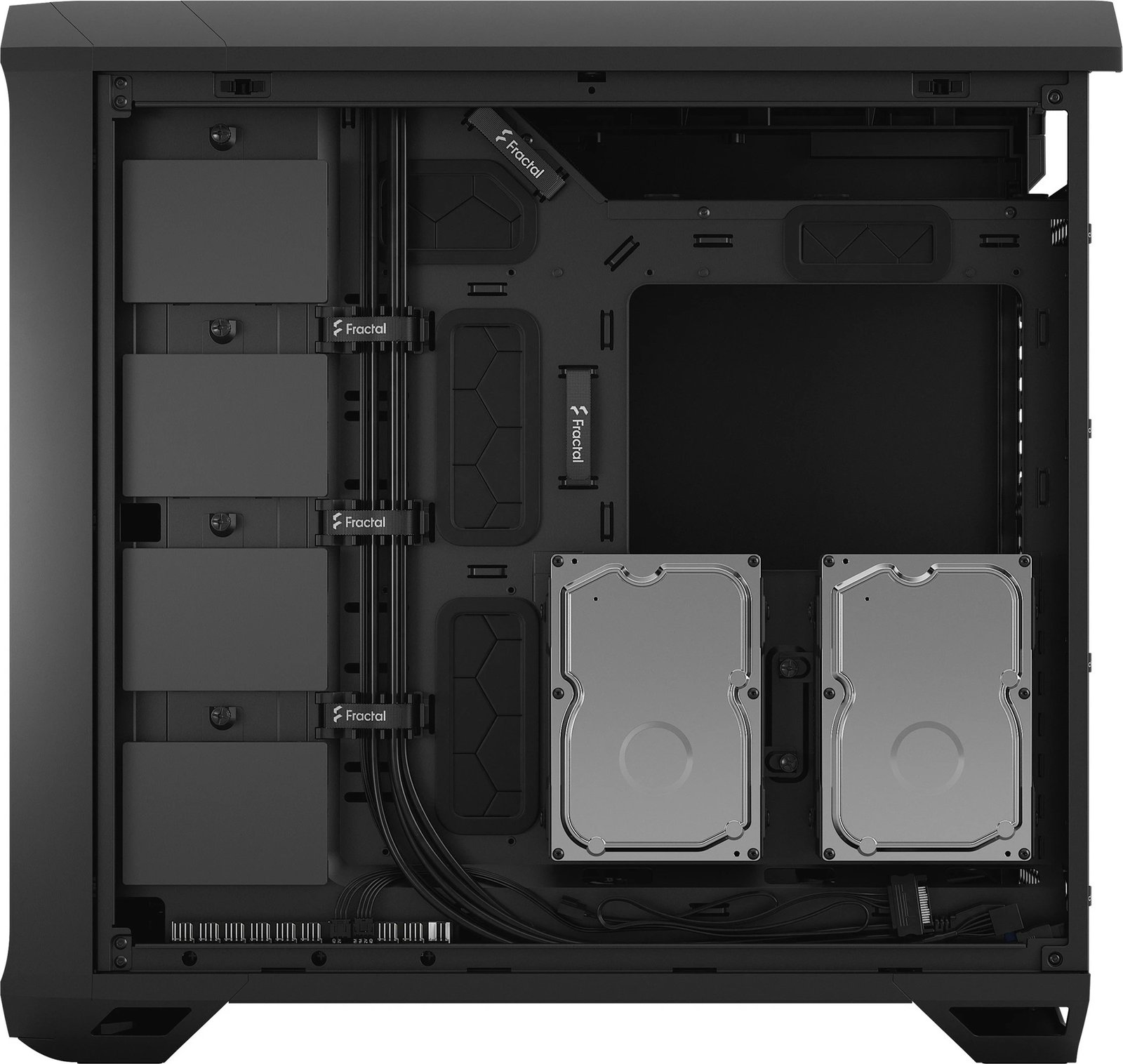 Kasë Fractal Design Torrent, Tower, PC, ATX, EATX, ITX, micro ATX, SSI CEB, Steel, Gaming, e zezë Kasë Fractal Design Torrent, Tower, PC, ATX, EATX, ITX, micro ATX, SSI CEB, Steel, Gaming, e zezë