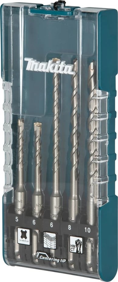 Set sfurqesh beton Makita SDS-PLUS 5 copë, 160mm