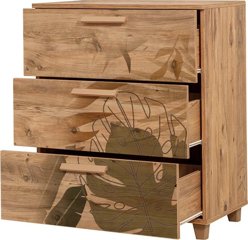 Komodë Hanah Home, Leva Gravis Forest, ngjyrë pishë Atlantiku