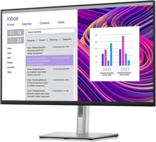 Monitor Dell P3223DE, 31.5 inch, 2560 x 1440, LED, i zi-argjendtë