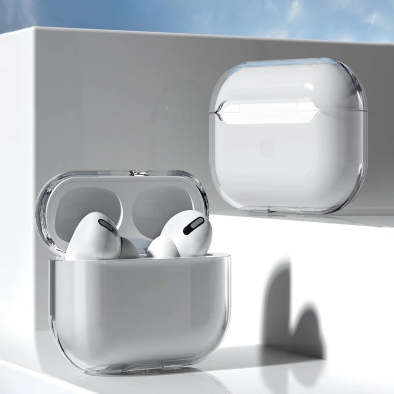 Mbështjellës Hurtel për AirPods 3, i fortë, transparent