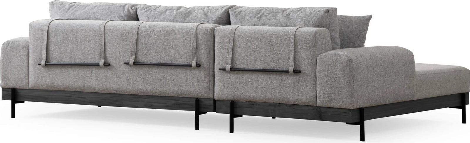 Këndare Atelier del Sofa, gri, kënd i majtë