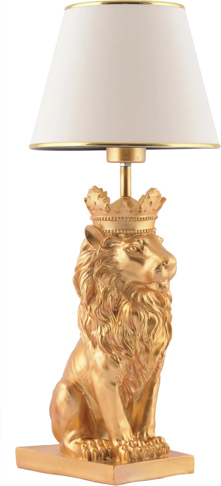 Llambë tavoline Opviq, Lion King, e bardhë dhe argjend