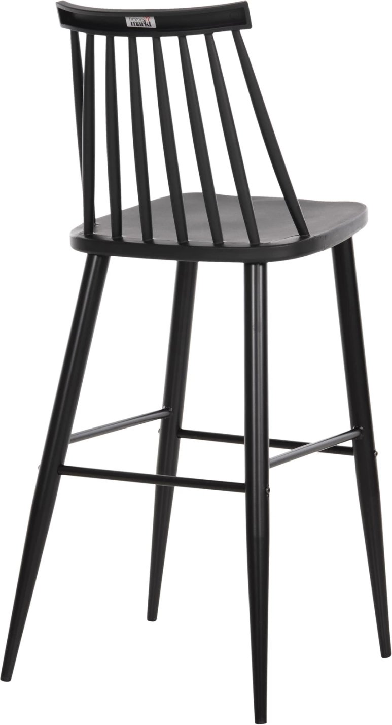 Karrige për bar, vend i lartë, VANESSA FH8459.12, e zezë PP & këmbë metalike të zeza, 47x48,5x107H cm., set prej 2 copë Karrige për bar, vend i lartë, VANESSA FH8459.12, e zezë PP & këmbë metalike të zeza, 47x48,5x107H cm., set prej 2 copë