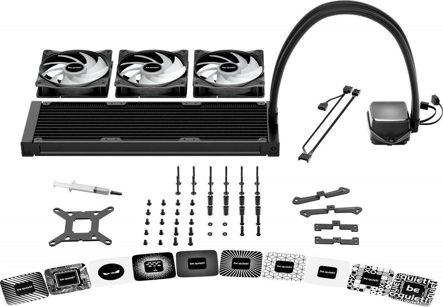 Ftohës me lëng për CPU Be quiet! Pure Loop 3 LX 360mm, ARGB, 3 ventilatorë