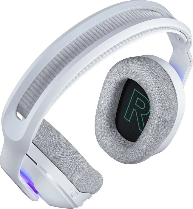 Kufje Logitech VOSS CDM, bardhë, me mikrofon dhe drita RGB