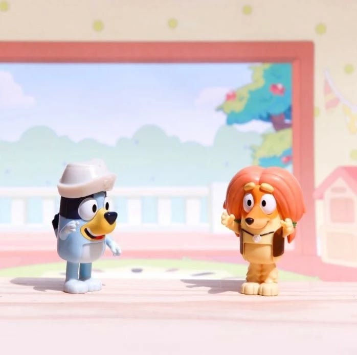 Set figurina Bluey Tm Toys BLU13046, 2 copë, plastikë