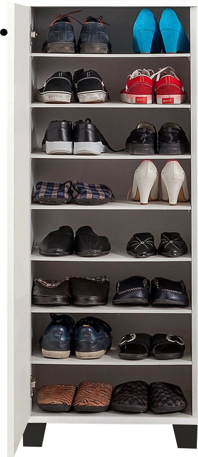 Dollap këpucësh Hanah Home, Filinta 802, bardhë e zi