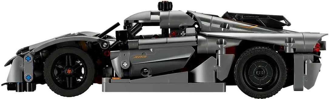 Set ndërtimi LEGO Technic 42173 Koenigsegg Jesko Absolut, 801 pjesë, Gri