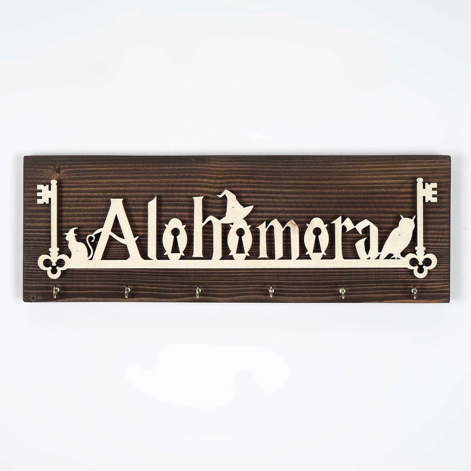 Mbajtës çelësash prej druri për mur, Wallity, LAZ157