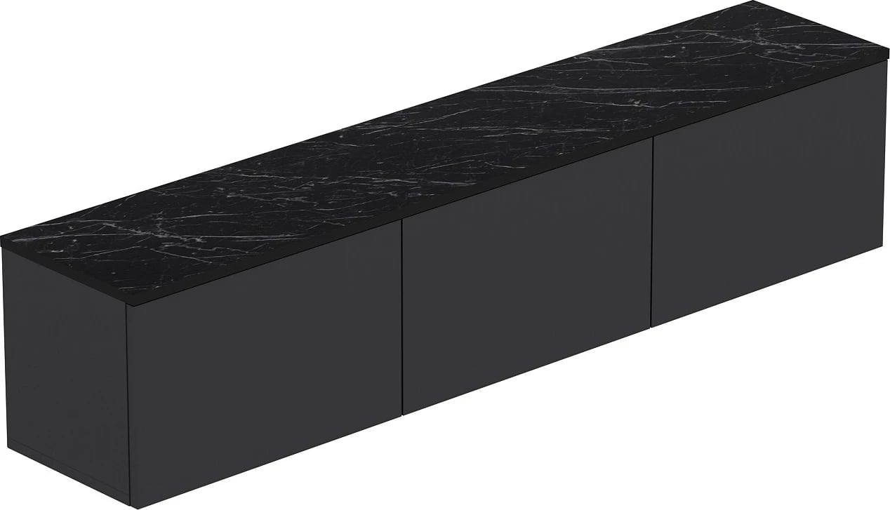 Komodë TV me ndriçim neon, ngjyrë antracit, Skye Decor