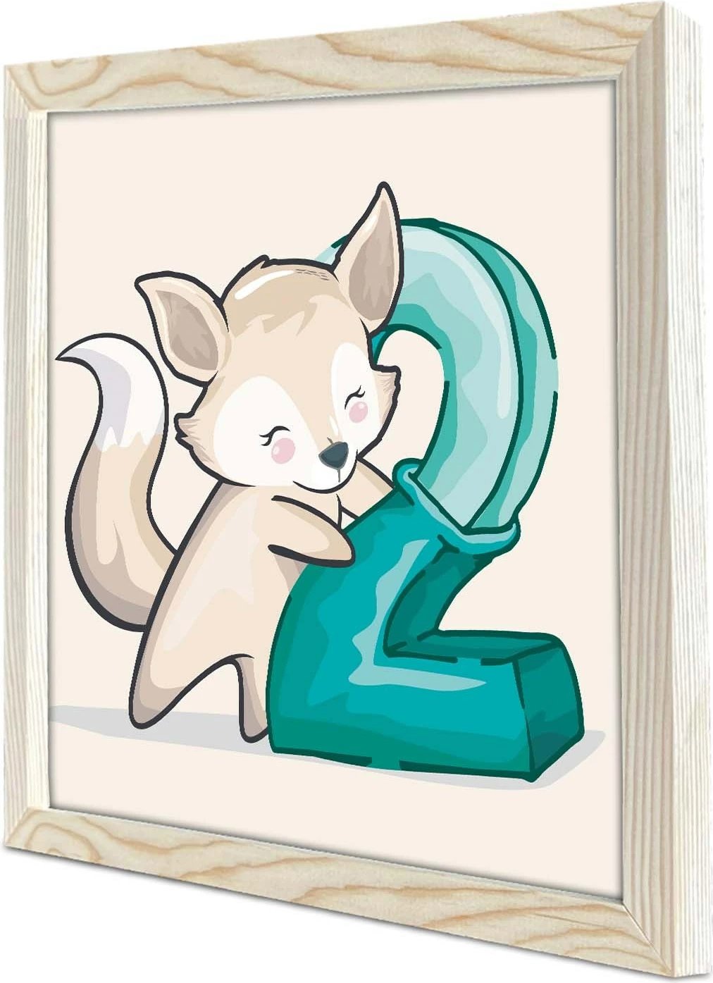 Pikturë dekorative me kornizë MDF, Wallity, 3333KCT-003, 33x33 cm