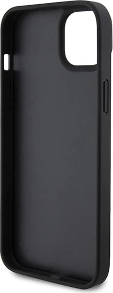 Mbështjellës Guess GUHCP15MP4TDSCPK për iPhone 15 Plus 6.7", Crossbody 4G Metal Logo, i zi