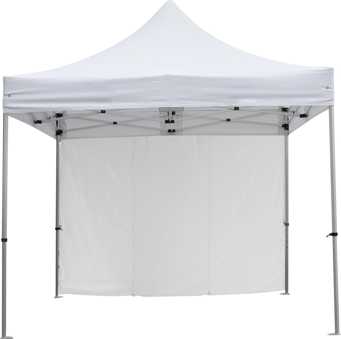 Tendë e rëndë me mure anësore, CRESSEN FH21097, e palosshme, kornizë alumini, ngjyrë argjendi, e bardhë, 3x3x3,4Hm