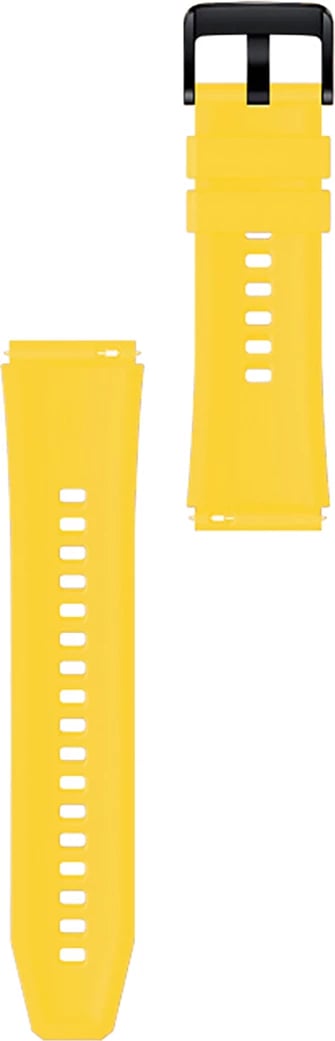 Rrip silikoni për orë Huawei Hurtel, për Watch GT 2/3/4/2 Pro/3 Pro/4 Pro/GT 2e 46mm, e verdhë