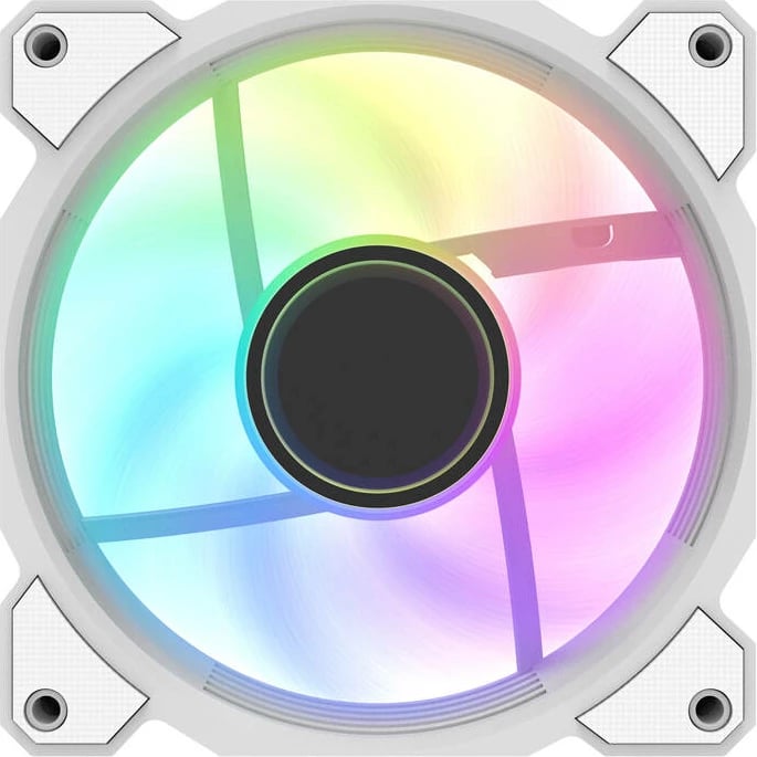Kasë ventilator Darkflash DR08, 5-in-1, PWM A-RGB, 120mm, i bardhë