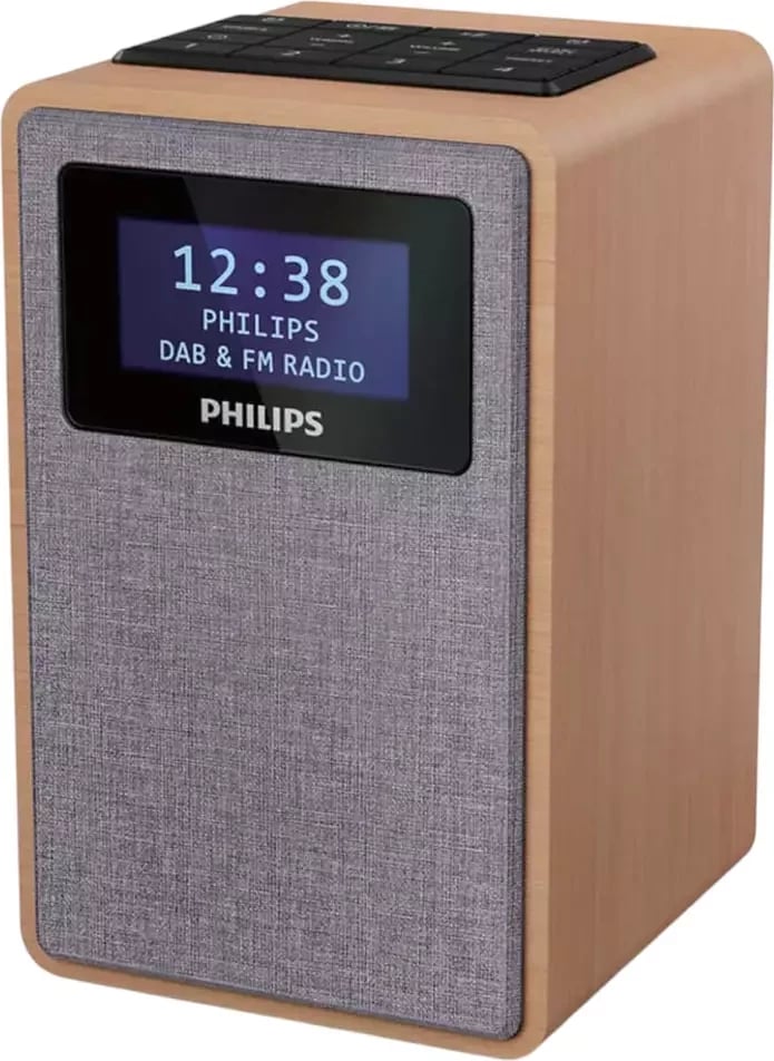 Radio me Alarm dhe Dizajn Druri DAB+/FM dhe Tingull të Pastër – Philips TAR5005/10