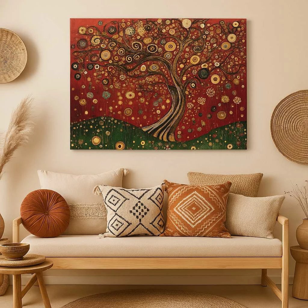 Pikturë dekorative në kanavacë, shumëngjyrëshe, Wallity, Hm_Cnvs26-37, 50x70cm