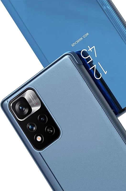 Mbështjellës Hurtel Clear View Case për Realme 9 Pro, i zi