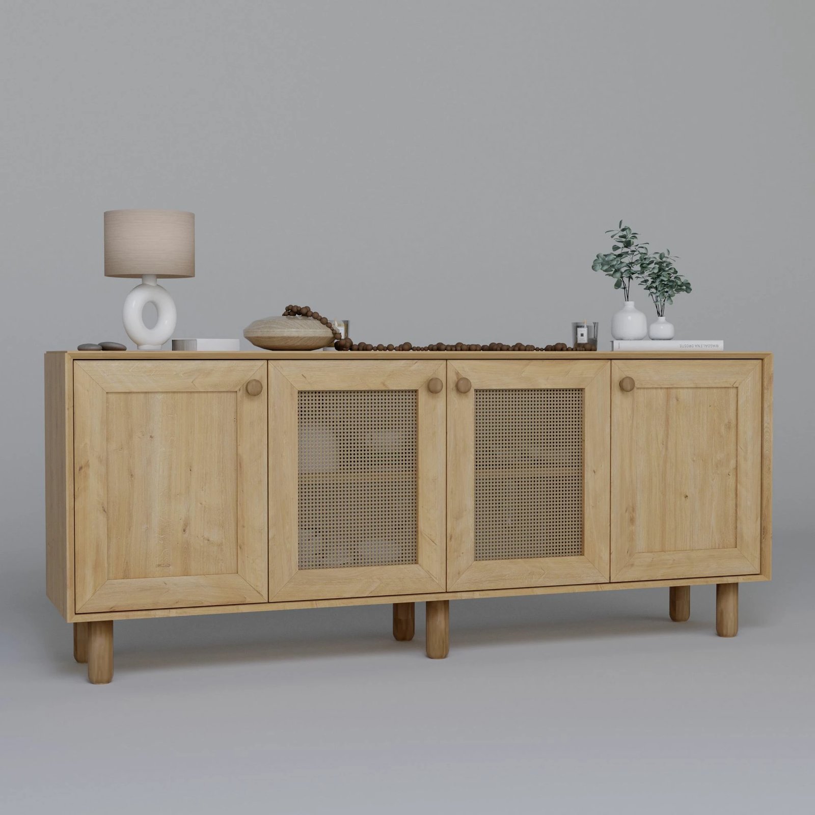 Konsolë Skye Decor, stil bohemian, ngjyrë arre, 1600-151