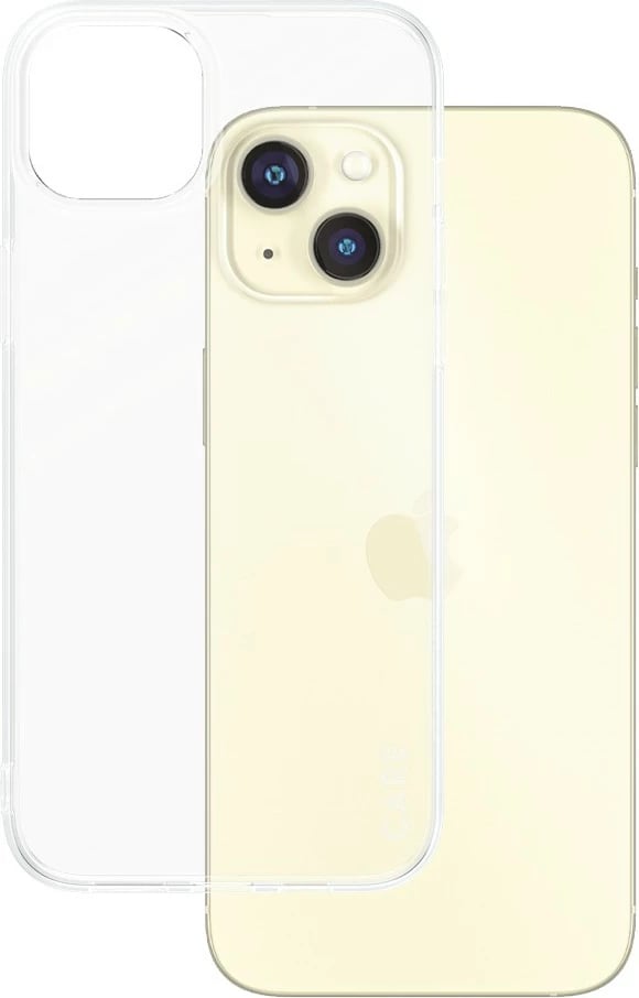 Mbështjellës PanzerGlass CARE Case Fashion X-Ray Soft Clear për iPhone 15 Plus transparent