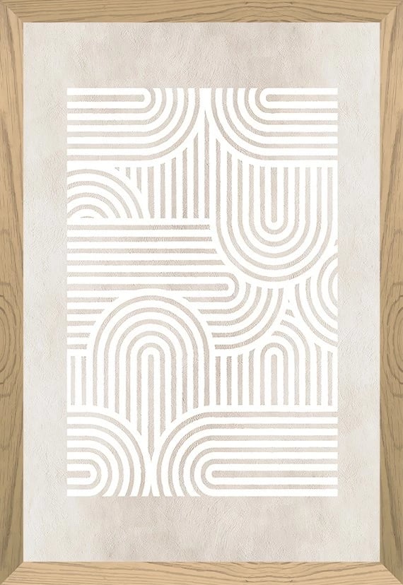 Pikturë dekorative Wallity, Tekhammdf141, shumëngjyrëshe, 33x48cm