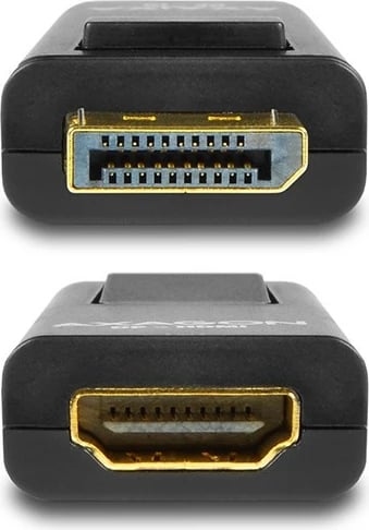 Adapter AXAGON RVD-HI DisplayPort në HDMI, i zi