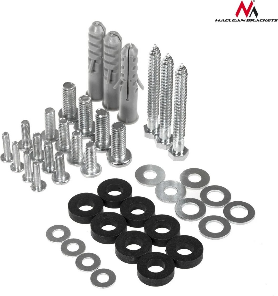 Mbajtës muri për TV/monitor Maclean MC-759 13-60\", deri 30 kg, VESA 400x400, i zi