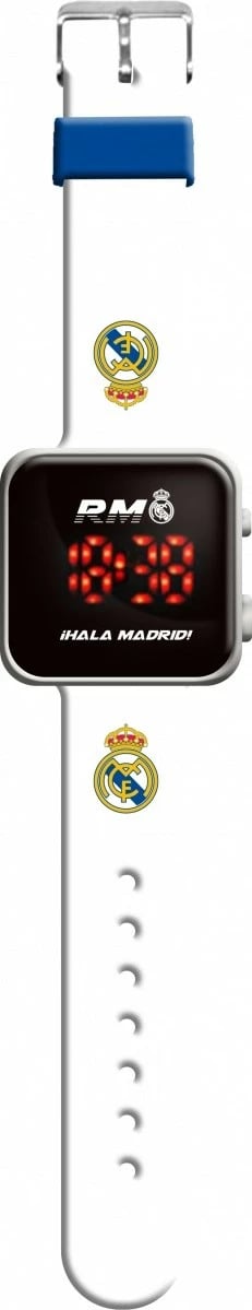 Orë dore LED Kids Euroswan Real Madrid RM00016, e bardhë