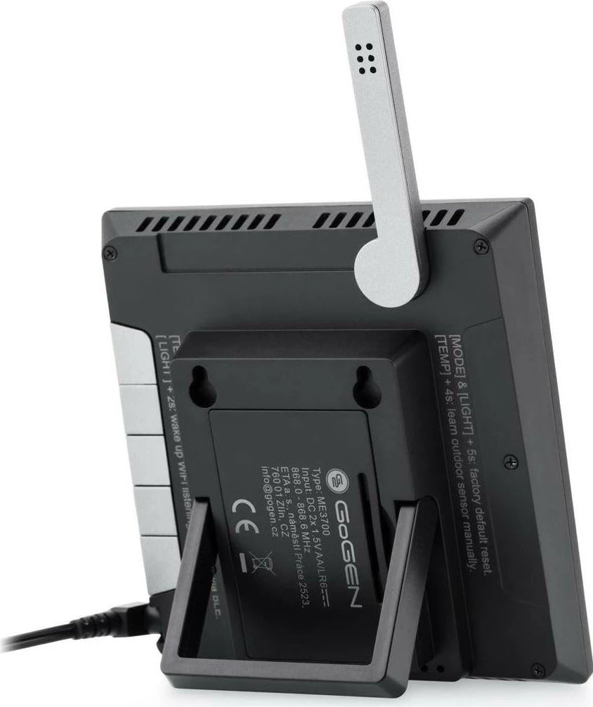 Stacion moti GoGEN GOG-ME3700, WiFi, ekran me ndriçim, i zi