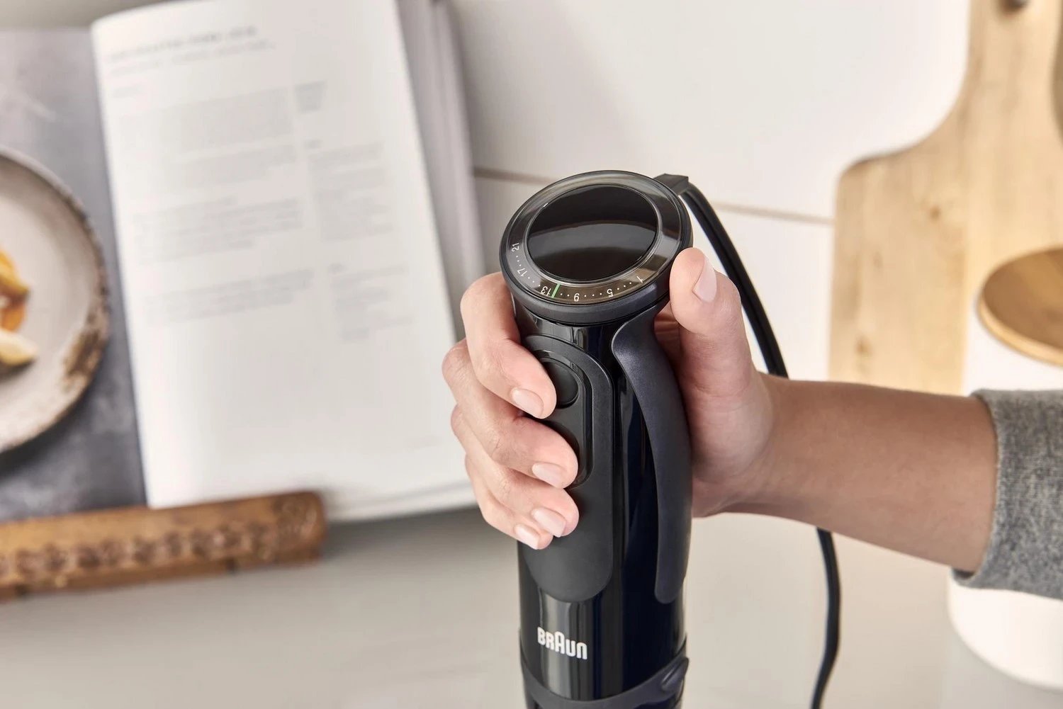 Blender manual Braun, zi-argjendtë