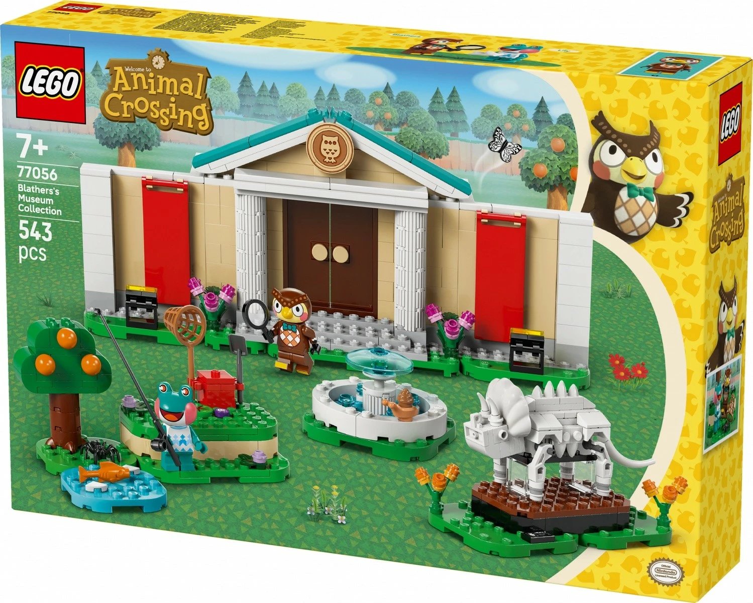 Set LEGO Animal Crossing Blathers and Museum Collection 77056, 543 pjesë